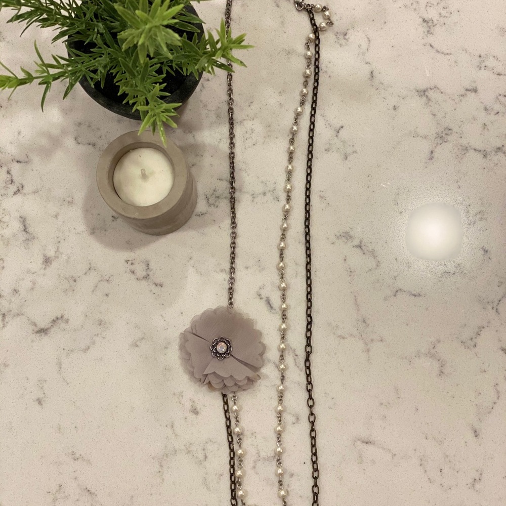 Layered Flower Necklace